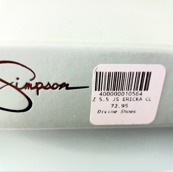 New Leather Jessica Simpson Stilettos Size 5.5 - Picture 6 of 6